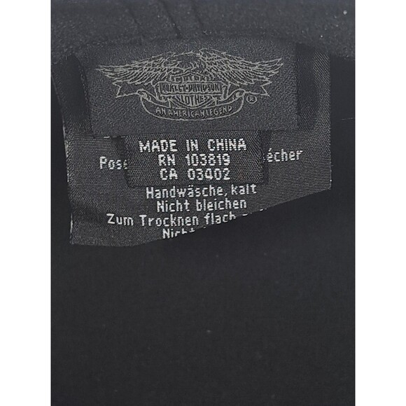 Harley Davidson Womens Cadet Hat Gray Motorcycles Sz L Patch Logo Short Brim Cap - Picture 7 of 10